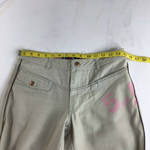 Triple Five Ivory Women's Trouser Pant Back Pocket Belt Loop Casual Size 6 - Picture 7 of 10